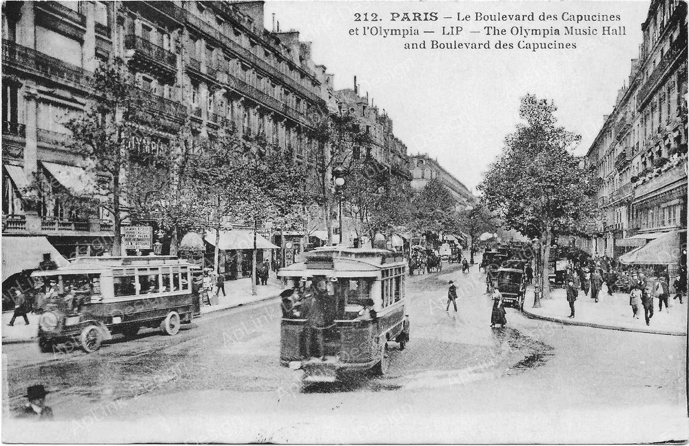 Boulevard des Capucines et l'Olympia LIP.jpg — パリの古写真